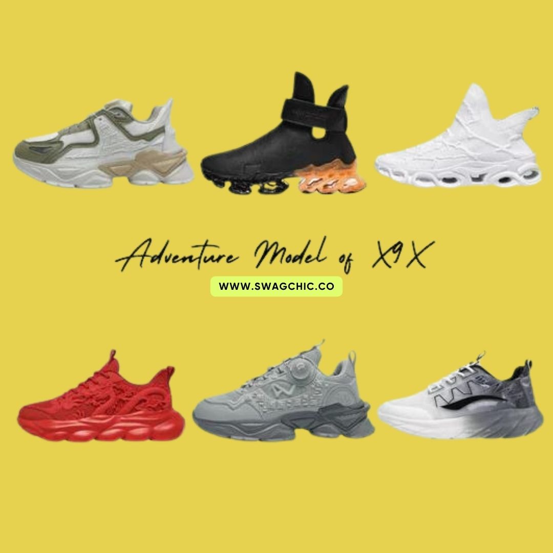 Innovation meets style in our latest release: the advanced model of X9X sneakers