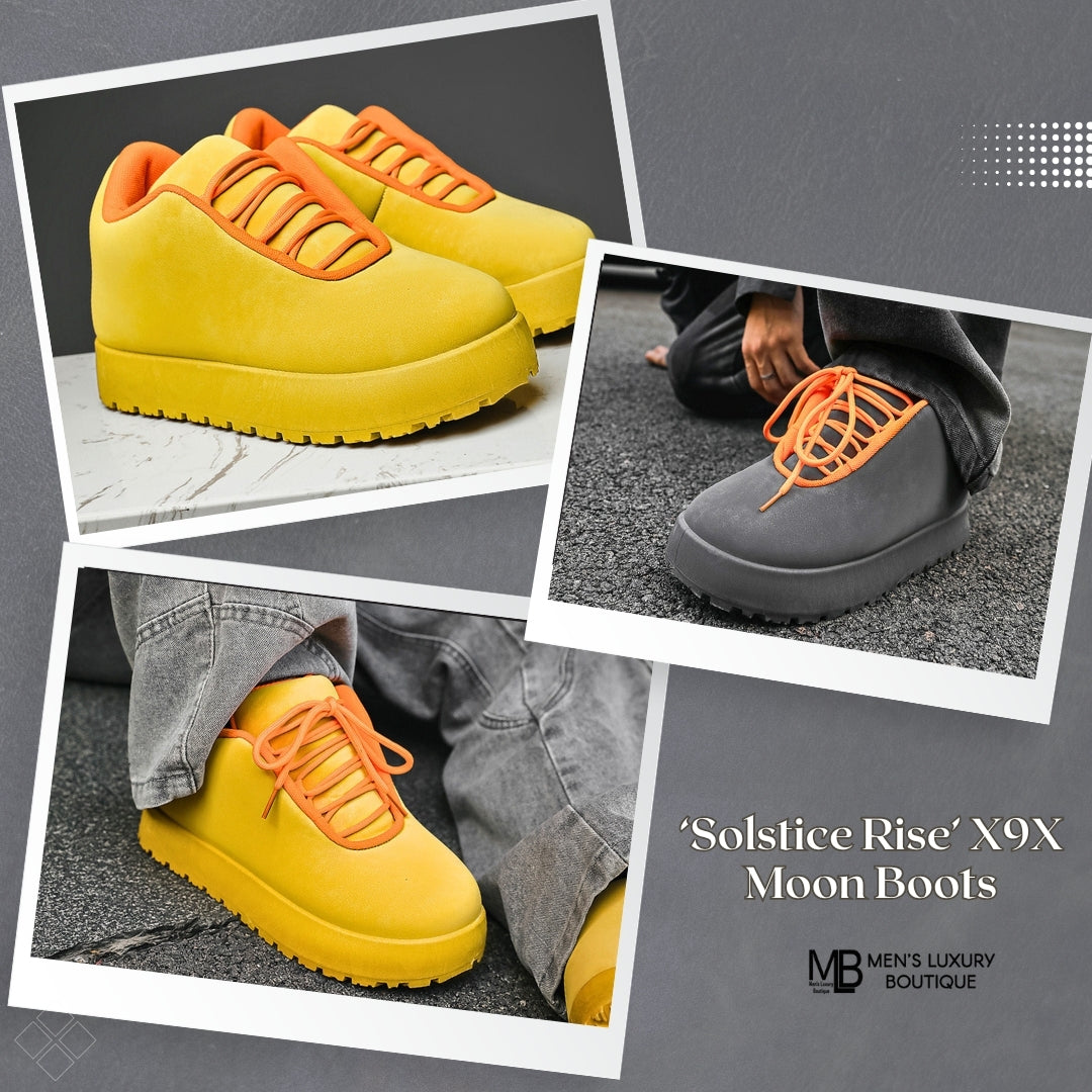 Stride into Tomorrow: Unleashing the ‘Solstice Rise’ X9X Moon Boots from Men's Luxury Boutique