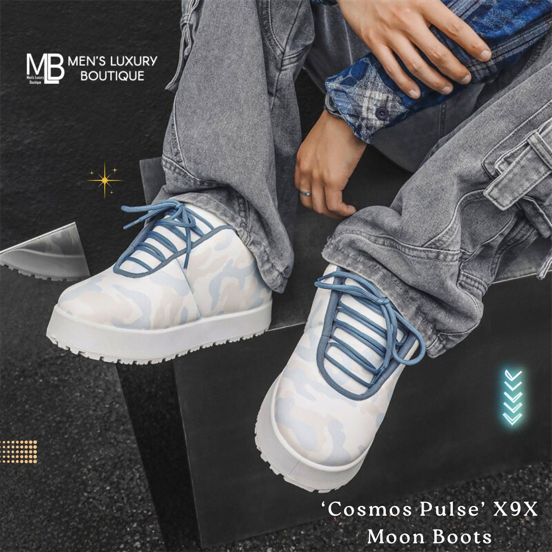 Outfit Amplified: Step Into Statement Mode with X9X Moon Boots from Men's Luxury Boutique