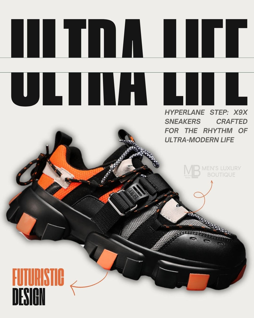 Hyperlane Step: X9X Sneakers Crafted for the Rhythm of Ultra-Modern Life