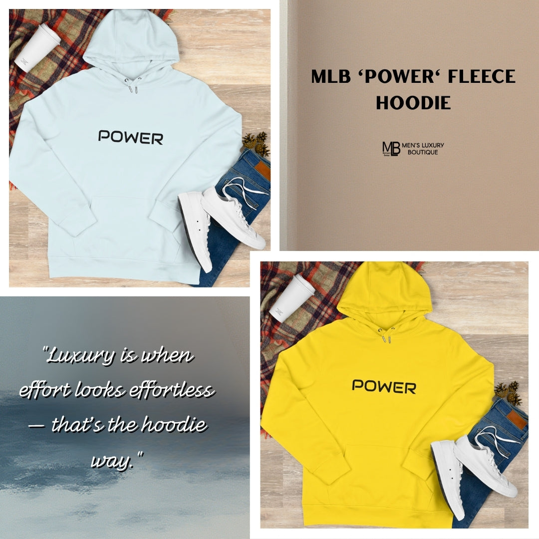 The Texture of Confidence: Living Boldly in the MLB Fleece Hoodie