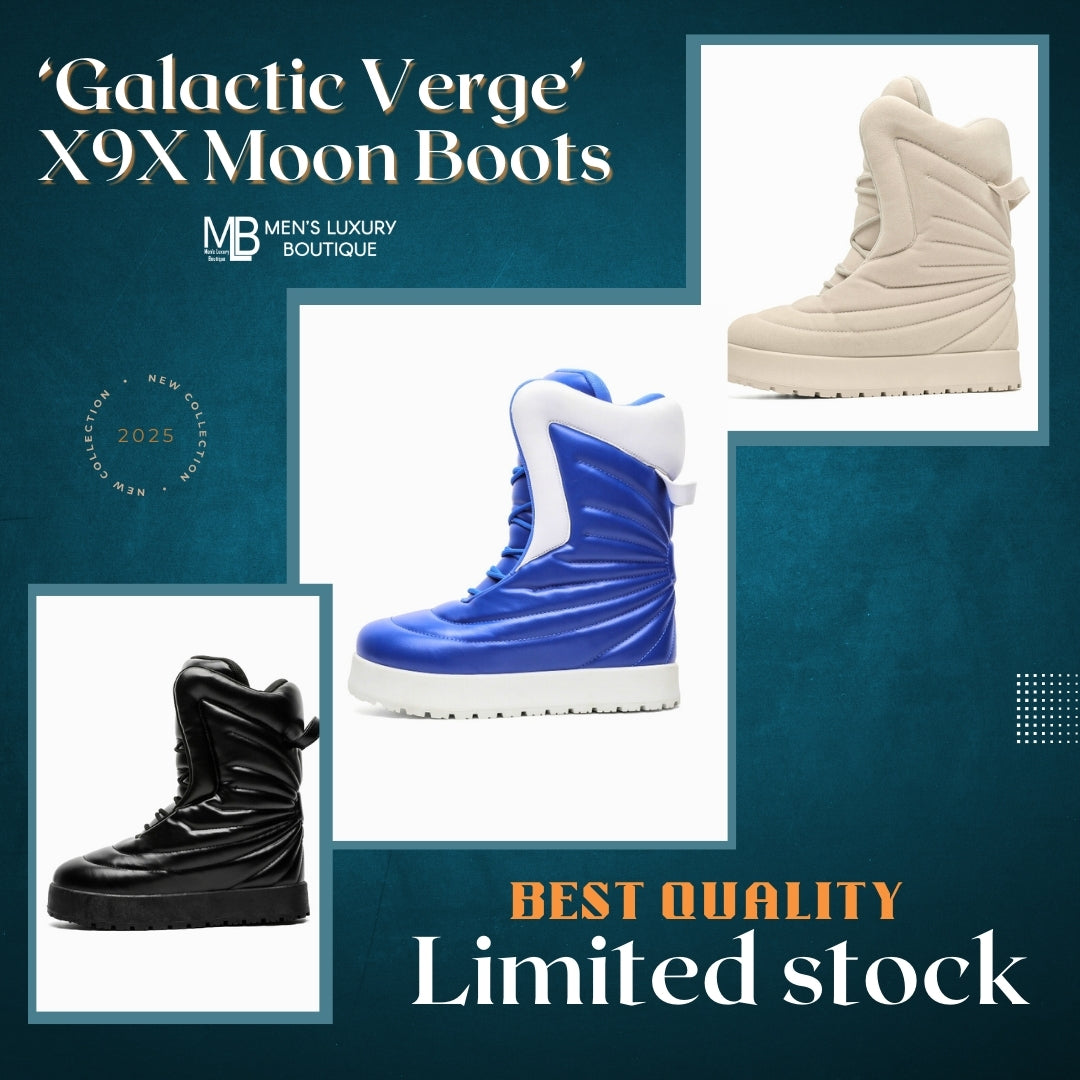 Elevate Your Footwear Game: Discover the Exclusive X9X Moon Boots Collection at Men's Luxury Boutique