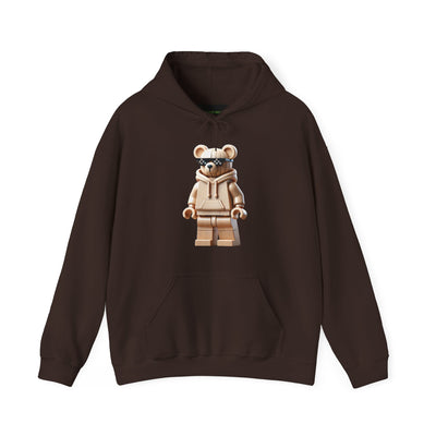 MLB 'Urban Bear' Hooded Sweatshirt in Dark Chocolate