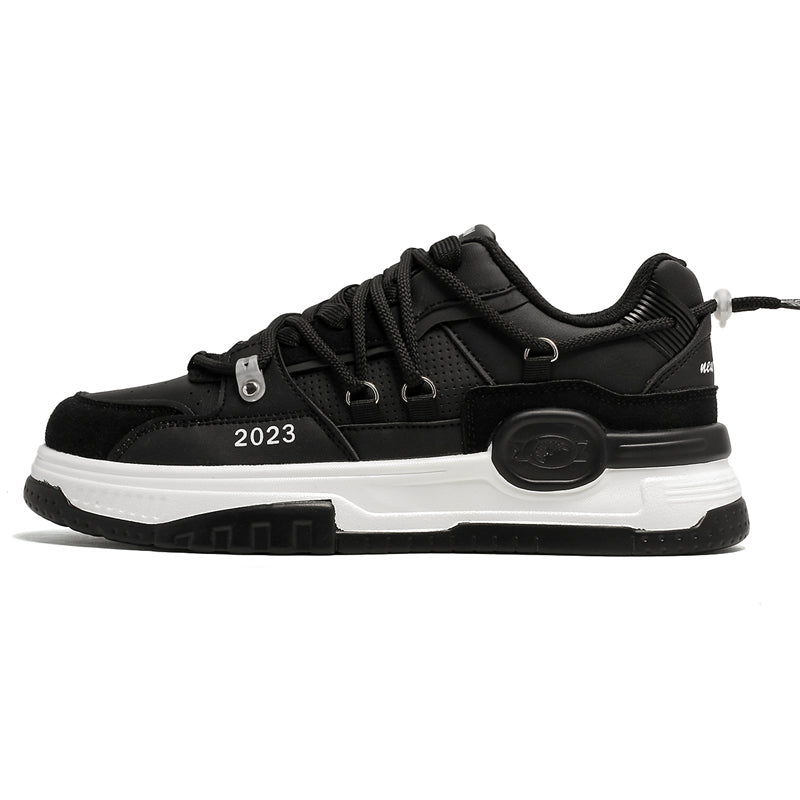 'Radiant Rush' X9X Sneakers in Carbon Balck/White