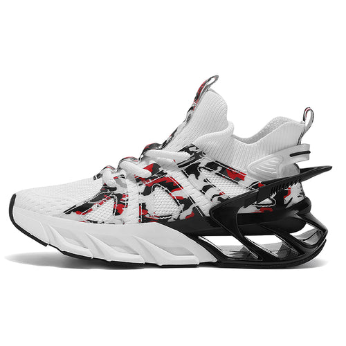 ‘Sovereign Pulse’ X9X Sneakers in Ghost White/Black