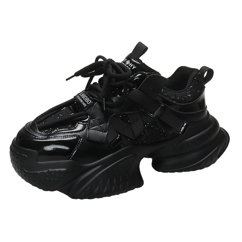 ‘Pompeian Pulse’ X9X Sneakers in Black