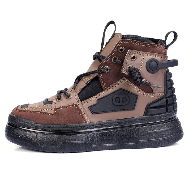 'Velocity Spark' X9X Sneakers in Brown/Black