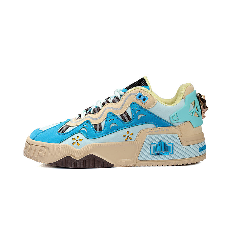 ZEPHYR ‘Mystic' X9X Sneakers in Blue/Beige