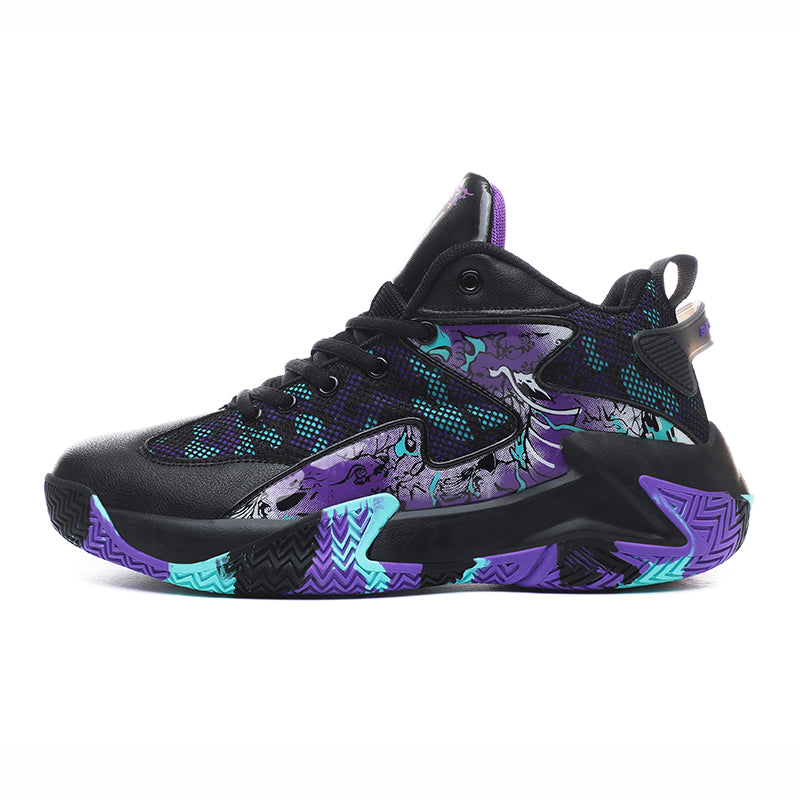 EUPHORIA 'Psychedelic' X9X Sneakers in Carbon Black