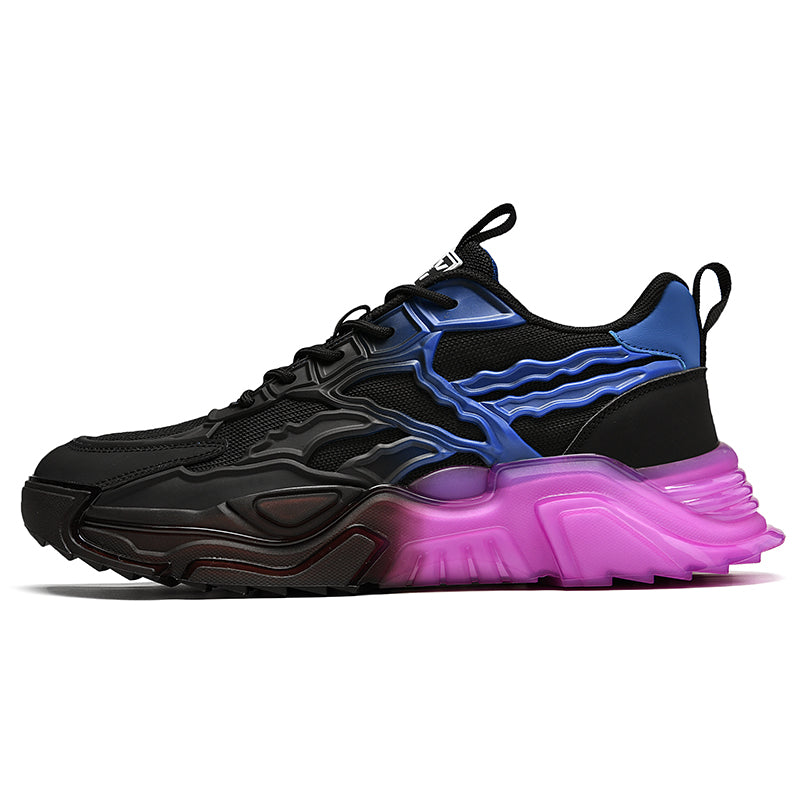 REBEL 'Supreme' X9X Sneakers in Black/Purple