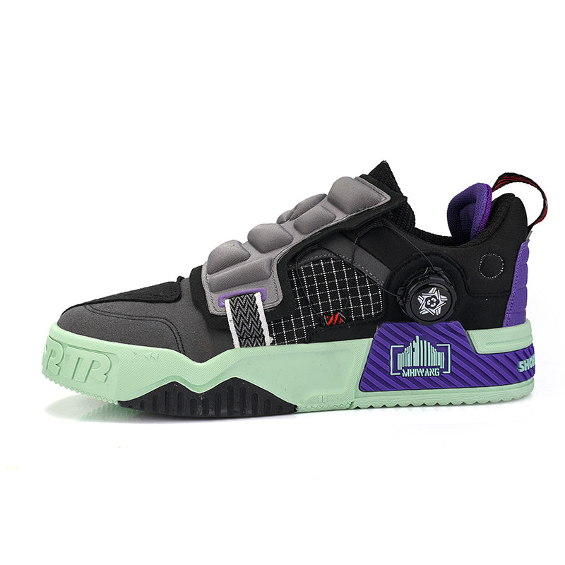 EUPHORIA 'Frenzy' X9X Sneakers in Carbon Black