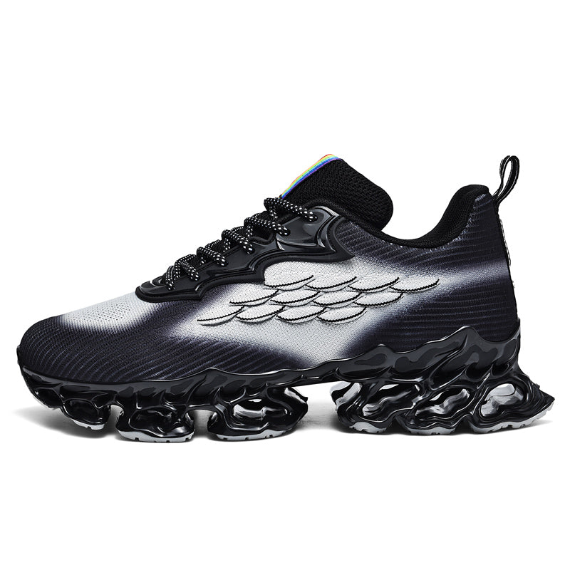 FURY ‘Chevron' X9X Sneakers in Carbon Black