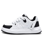 'Celestial Glide' X9X Sneakers in Black/Ghost White