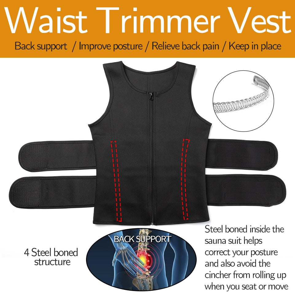 MLB Men's Slimming Vest - Body Shaper - Waist Trainer