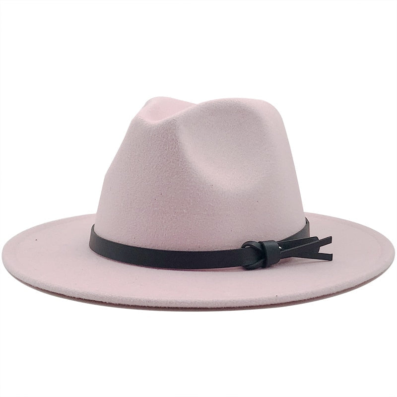 ARTHUR Men's Felt Fedora Hat in Pink