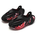 'Legionary Leaps' X9X Foam Sneakers in Black/Red
