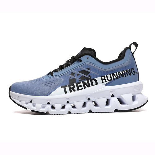 'Hypersol Echo' X9X Sneakers in Black/Neon Pulse Blue