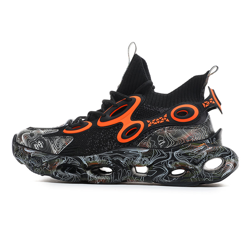 'Enduro Flex' X9X Sneakers in Black/Orange