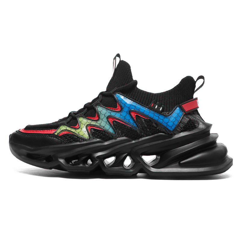 BUZZ 'Raptor Rage' X9X Sneakers in Carbon Black