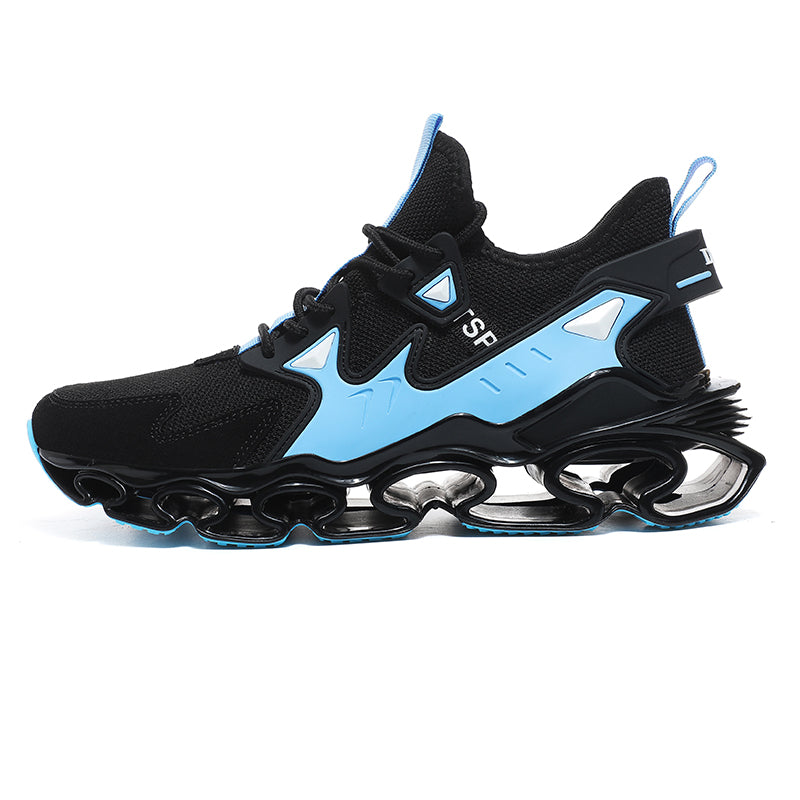'Aetherstride' X9X Sneakers in Black/Blue