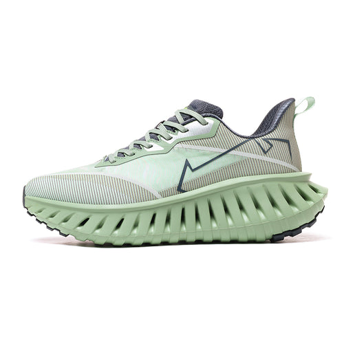 ‘Ember Craft’ X9X Sneakers in Grey/Pearl Green