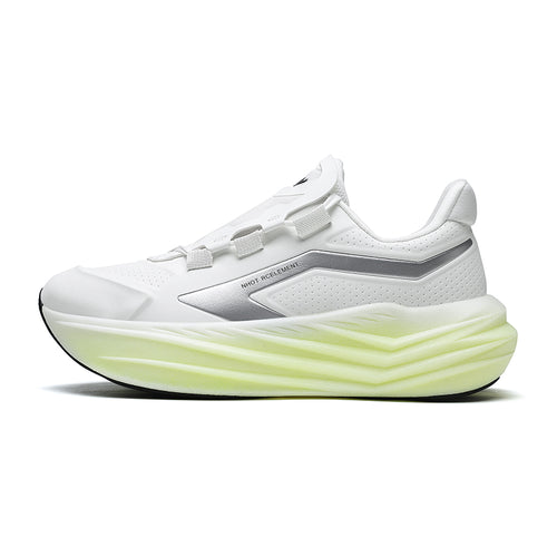 ‘Noctyre Pulsewave’ X9X Sneakers in White/Lime Green