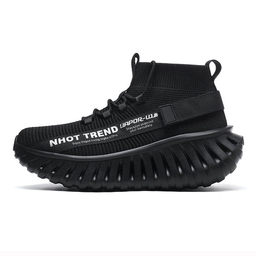 ‘Plasma Vein’ X9X Sneakers in Midnight Black