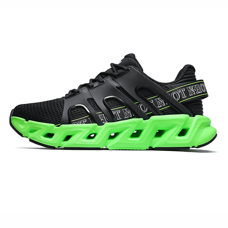‘Blaze Reactor' X9X Sneakers in Black/Green