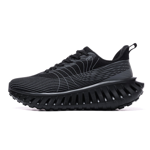 ‘Quantum Wing’ X9X Sneakers in Midnight Black/Grey