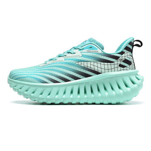 ‘Flux Armor’ X9X Sneakers in Aqua Blue/Grey