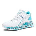 APOLLO 'Crux of Delphi' X7X Sneakers in White/Vivid Blue