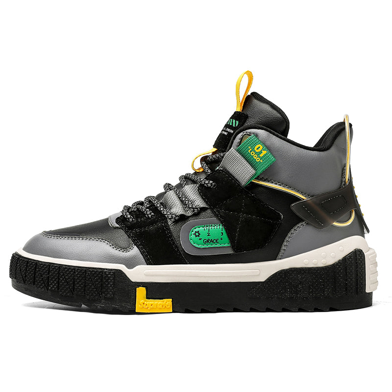 EUPHORIA 'Holy Grail' X9X Sneakers in Carbon Black