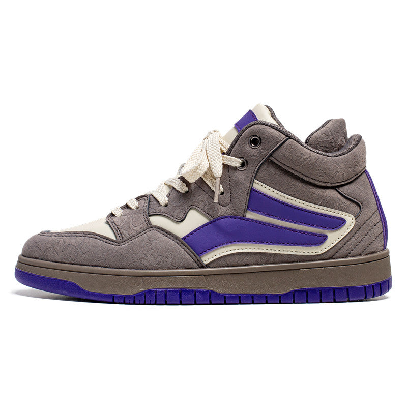 RAGNAR 'The Viking' X9X Sneakers in Carbon Grey/Purple/Bone White
