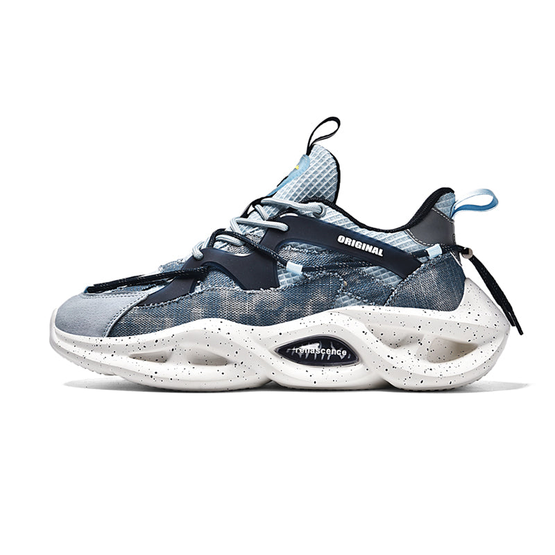 ZAVYR 'Ophidian' X9X Sneakers in Rock Blue