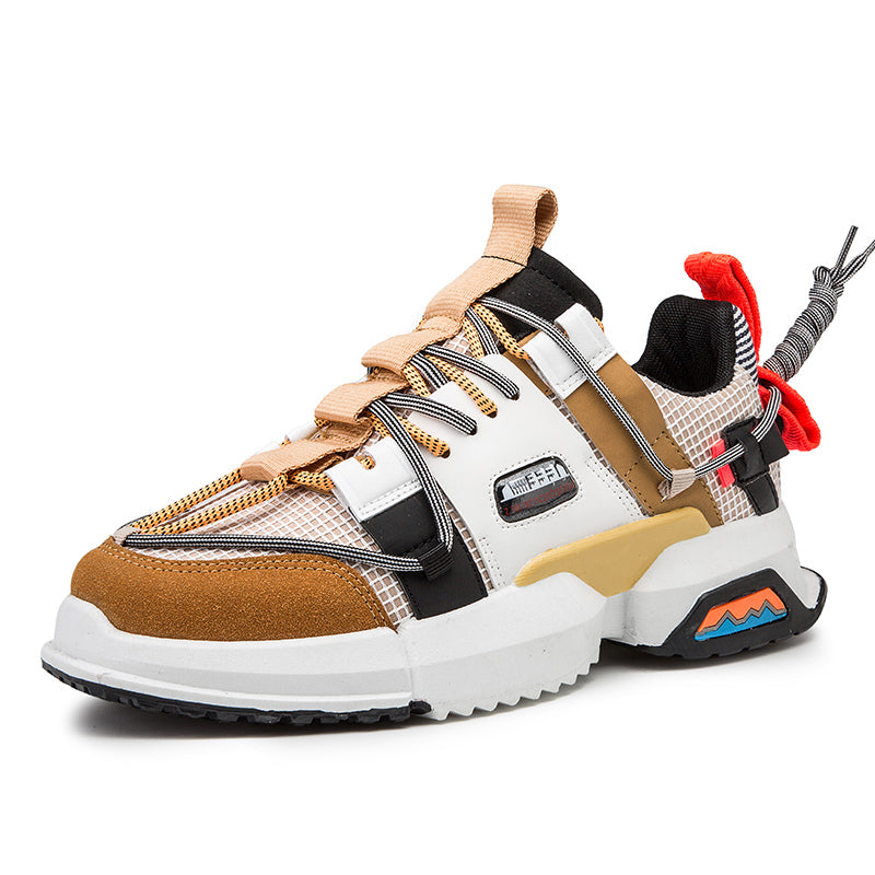 NINJA 'Electric Pulse' X6X Sneakers - Katana Brown in Katana Brown