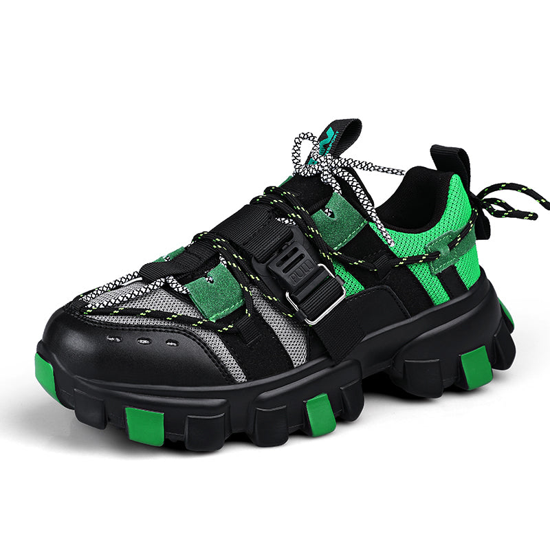 REBEL 'Urge To Purge' X9X Sneakers in Black/Green