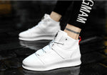 Di Lusso SMTHWLKR2 High Top Leather Sneakers