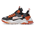 NIMROD 'Akkadian Rebel' X9X Sneakers in Black/Orange
