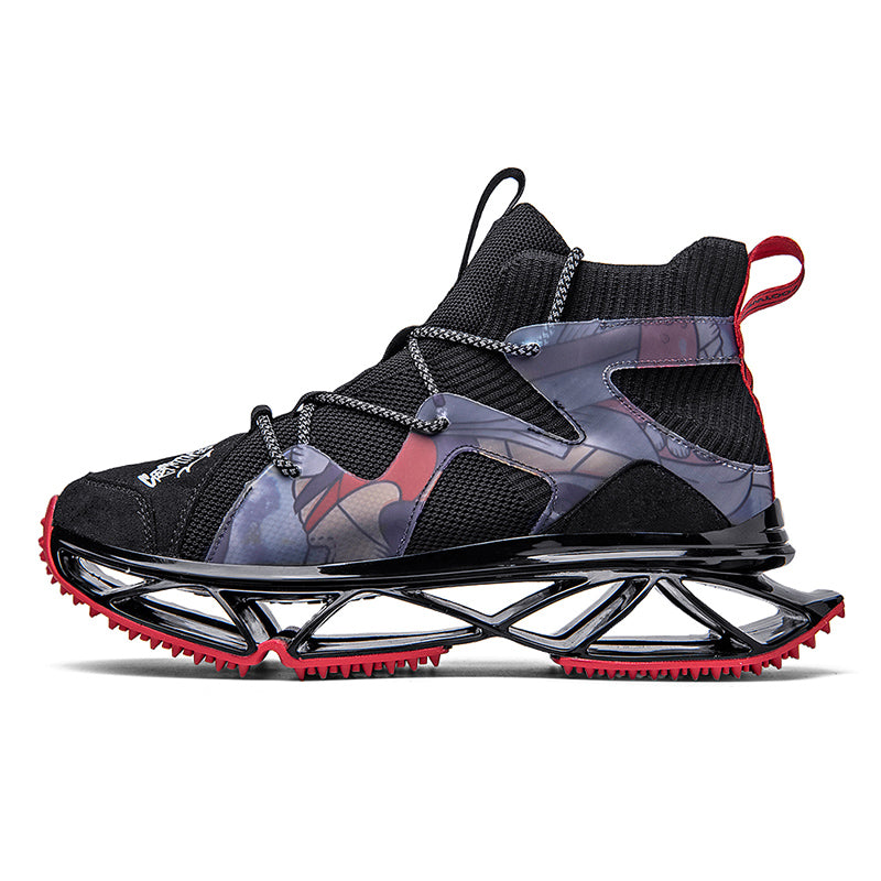 ARCHER 'Aerial Paradigm' X9X Sneakers in Carbon Black