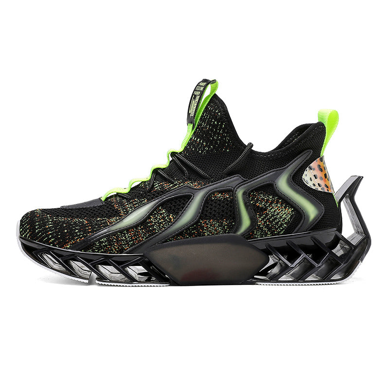 AZRA 'On The Horizon' X9X Sneakers in Carbon Black