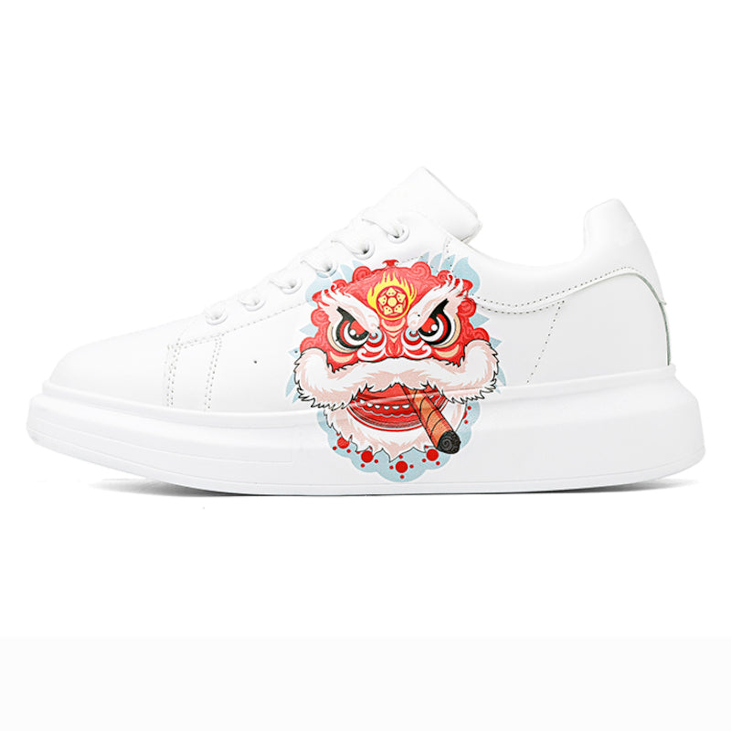 'Brutal Beast' X9X Sneakers in Ghost White