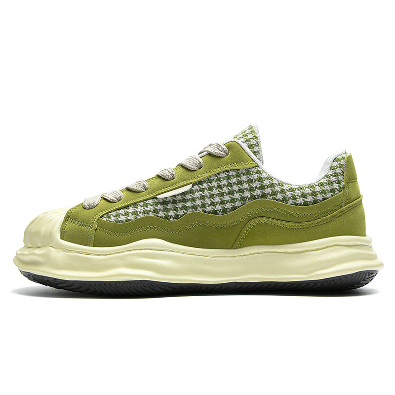 HESPER 'Wobble' X9X Sneakers in Olive Green