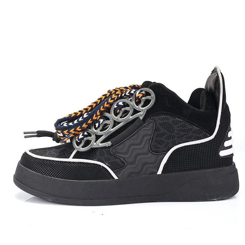 ANARCHY 'Flamboyant' X9X Sneakers in Carbon Black