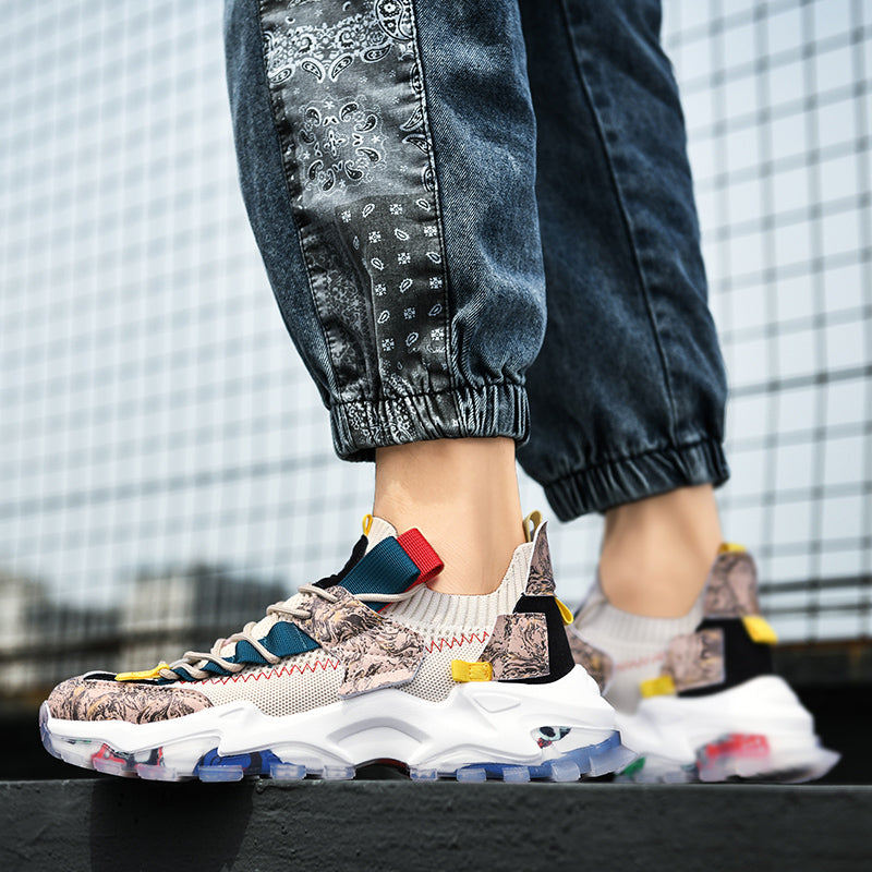 ARTEMIS 'Patched Paisley' X9X Sneakers