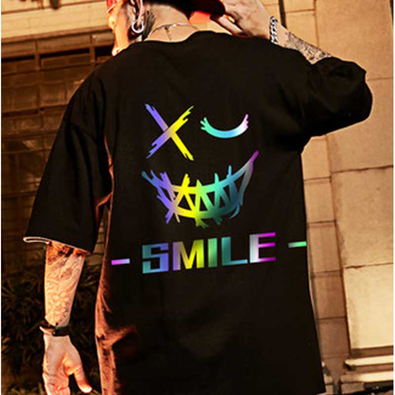 MLB 'Evil Smile' Reflective Oversized T-Shirt