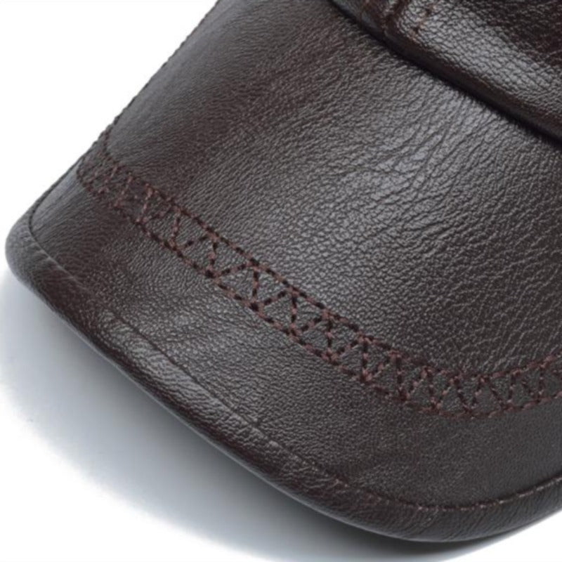 1782 Leather Baseball Cap