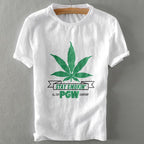 MLB L37 Linen T-Shirt in White
