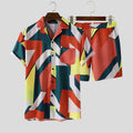 MLB Design R2 Shirt and Shorts Set in Multi Colour