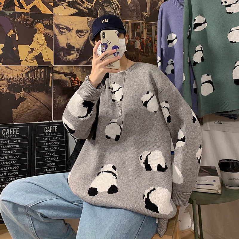 Panda Oversized Sweater