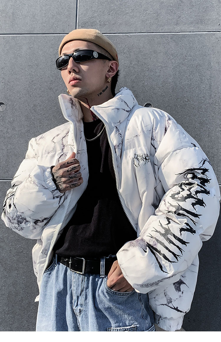 MLB 'Confused' Oversized Puffer Jacket